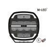 Extraljus - M-Led - Classic 220 - 9.5" - 24.2cm - Smoke - Positionsljus Vit/Bärnsten - Spot