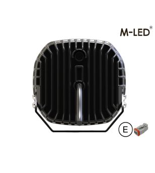 Driving light - M-Led - Classic 220 - 9.5" - 24.2cm - Smoke - Position light White/Amber - Spot