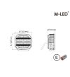 Driving light - M-Led - Classic 220 - 9.5" - 24.2cm - Smoke - Position light White/Amber - Spot