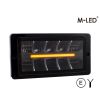 Driving light - M-Led - Classic 220 - 9.5" - 24.2cm - Smoke - Position light White/Amber - Spot
