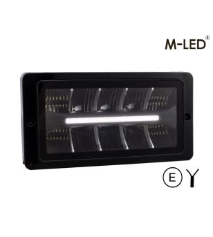 Verstraler - M-Led - Classic 220 - 9.5" - 24.2cm - Positielicht Wit/Amber - Spot