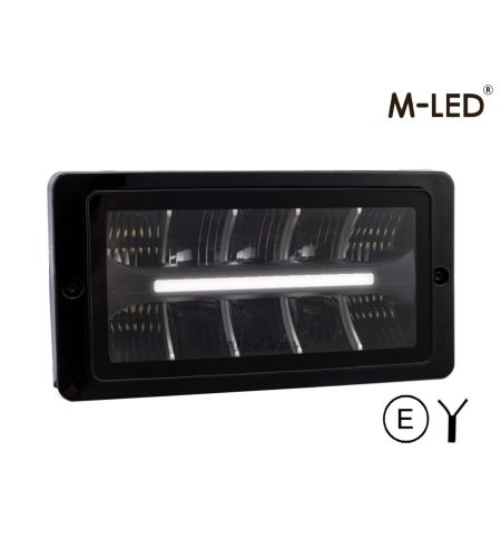 Verstraler - M-Led - Classic 220 - 9.5" - 24.2cm - Positielicht Wit/Amber - Spot