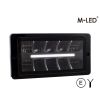 Extraljus - M-Led - Classic 220 - 9.5" - 24.2cm - Smoke - Positionsljus Vit/Bärnsten - Spot