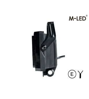 Verstraler - M-Led - Classic 220 - 9.5" - 24.2cm - Smoke - Positielicht Wit/Amber - Spot
