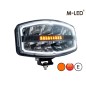 Driving light - M-Led - Saturn - 9.6" - 24.4cm - Oval - Position light White/Amber - 1 flash pattern - Spot Driving light - M-Led - Saturn - 9.6" - 24.4cm - Oval - Position light White/Amber - 1 flash pattern - Spot