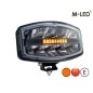 Driving light - M-Led - Saturn - 9.6" - 24.4cm - Oval - Position light White/Amber - 1 flash pattern - Spot Driving light - M-Led - Saturn - 9.6" - 24.4cm - Oval - Position light White/Amber - 1 flash pattern - Spot