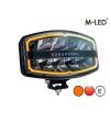 Driving light - M-Led - Classic 220 - 9.5" - 24.2cm - Smoke - Position light White/Amber - Spot