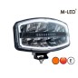 Extraljus - M-Led - Saturn - 9.6" - 24.4cm - Oval - Positionsljus Vit/Bärnsten - 1 blixtmönster - Spot - Extraljus - M-Led - Saturn - 9.6" - 24.4cm - Oval - Positionsljus Vit/Bärnsten - 1 blixtmönster - Spot -
