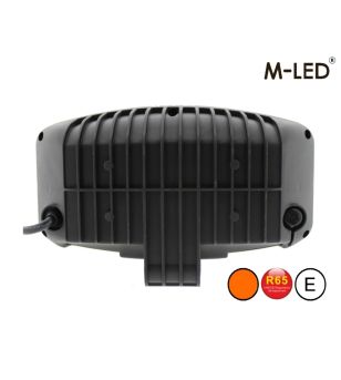 Extraljus - M-Led - Classic 220 - 9.5" - 24.2cm - Smoke - Positionsljus Vit/Bärnsten - Spot 