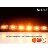 Verstraler - M-Led - Classic 220 - 9.5" - 24.2cm - Smoke - Positielicht Wit/Amber - Spot