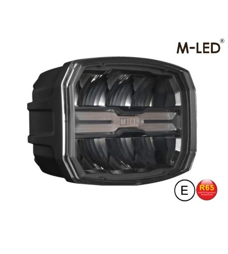 Fernscheinwerfer - M-Led - Klassisch 220 - 9.5" - 24.2cm - Smoke - Positionslicht Weiß/Amber - Spot