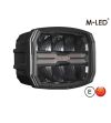 Extraljus - M-Led - Classic 220 - 9.5" - 24.2cm - Smoke - Positionsljus Vit/Bärnsten - Spot