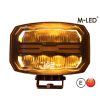 Extraljus - M-Led - Classic 220 - 9.5" - 24.2cm - Smoke - Positionsljus Vit/Bärnsten - Spot