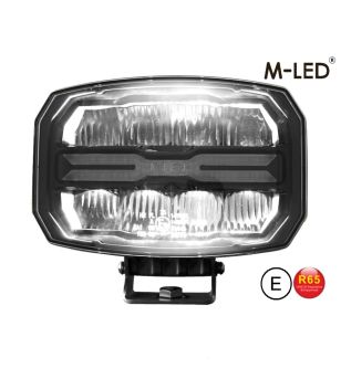 Driving light - M-Led - Classic 220 - 9.5" - 24.2cm - Smoke - Position light White/Amber - Spot