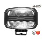 Fernscheinwerfer - M-Led - 8.7" - 22cm - Positionslicht Weiß/Amber/Gelb - 4 Blitzmuster - Driving Fernscheinwerfer - M-Led - 8.7" - 22cm - Positionslicht Weiß/Amber/Gelb - 4 Blitzmuster - Driving