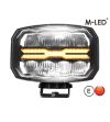 Driving light - M-Led - Classic 220 - 9.5" - 24.2cm - Smoke - Position light White/Amber - Spot