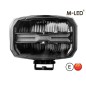 Extraljus - M-Led - 8.7" - 22cm - Positionsljus Vit/Bärnsten/Gul - 4 blixtmönster - Driving - Extraljus - M-Led - 8.7" - 22cm - Positionsljus Vit/Bärnsten/Gul - 4 blixtmönster - Driving -