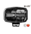 Extraljus - M-Led - Classic 220 - 9.5" - 24.2cm - Smoke - Positionsljus Vit/Bärnsten - Spot
