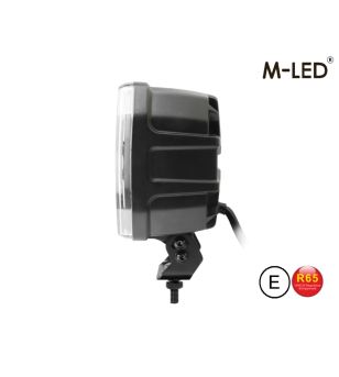 Driving light - M-Led - Classic 220 - 9.5" - 24.2cm - Smoke - Position light White/Amber - Spot