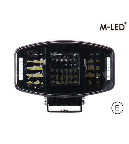 Driving light - M-Led - Jumbo - 9.7" - 24.7cm - Touring - Position light White/Amber - Driving
