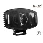 Verstraler - M-Led - Jumbo - 9.7" - 24.7cm - Touring - Positielicht Wit/Amber - Driving Verstraler - M-Led - Jumbo - 9.7" - 24.7cm - Touring - Positielicht Wit/Amber - Driving