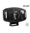 Extraljus - M-Led - Classic 220 - 9.5" - 24.2cm - Smoke - Positionsljus Vit/Bärnsten - Spot