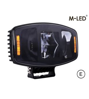 Fernscheinwerfer - M-Led - Klassisch 220 - 9.5" - 24.2cm - Smoke - Positionslicht Weiß/Amber - Spot 