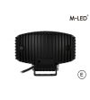 Driving light - M-Led - Classic 220 - 9.5" - 24.2cm - Smoke - Position light White/Amber - Spot