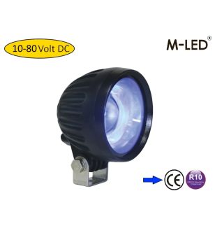 Verstraler - M-Led - Classic 220 - 9.5" - 24.2cm - Smoke - Positielicht Wit/Amber - Spot