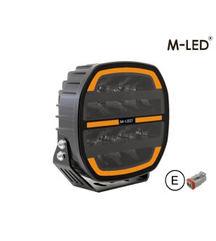 Fernscheinwerfer - M-Led - Klassisch 220 - 9.5" - 24.2cm - Smoke - Positionslicht Weiß/Amber - Spot 