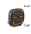 Extraljus - M-Led - Classic 220 - 9.5" - 24.2cm - Smoke - Positionsljus Vit/Bärnsten - Spot