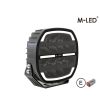 Extraljus - M-Led - Classic 220 - 9.5" - 24.2cm - Smoke - Positionsljus Vit/Bärnsten - Spot