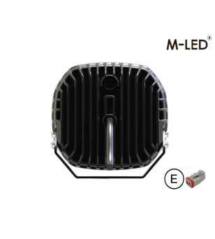 Driving light - M-Led - Classic 220 - 9.5" - 24.2cm - Smoke - Position light White/Amber - Spot