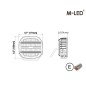 Verstraler - M-Led - Phoenix - Combi - 6.7" - 17.1cm - Positielicht Wit/Amber - Driving Spot Combo Verstraler - M-Led - Phoenix - Combi - 6.7" - 17.1cm - Positielicht Wit/Amber - Driving Spot Combo