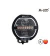 Extraljus - M-Led - Classic 220 - 9.5" - 24.2cm - Smoke - Positionsljus Vit/Bärnsten - Spot