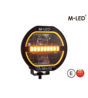 Verstraler - M-Led - Co-Pilot - 5" - 12.6cm - Positielicht Wit/Amber - 1 flitspatroon - Driving