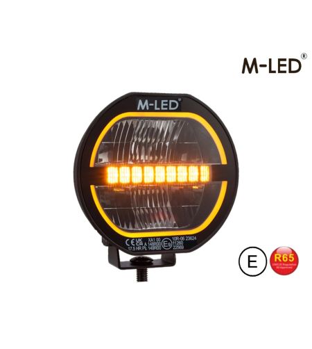 Fernscheinwerfer - M-Led - Co-Pilot - 5" - 12.6cm - Positionslicht Weiß/Amber - 1 Blinkmuster - Driving