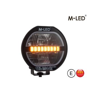 Driving light - M-Led - Classic 220 - 9.5" - 24.2cm - Smoke - Position light White/Amber - Spot