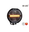 Fernscheinwerfer - M-Led - Klassisch 220 - 9.5" - 24.2cm - Smoke - Positionslicht Weiß/Amber - Spot