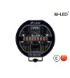 Verstraler - M-Led - Classic 220 - 9.5" - 24.2cm - Smoke - Positielicht Wit/Amber - Spot