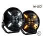 Driving light - M-Led - Cruiser - Dual Color - 9" - 22.9cm - Position light White/Amber - Spot Driving light - M-Led - Cruiser - Dual Color - 9" - 22.9cm - Position light White/Amber - Spot