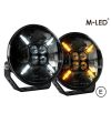 Driving light - M-Led - Classic 220 - 9.5" - 24.2cm - Smoke - Position light White/Amber - Spot