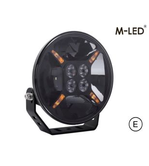 Verstraler - M-Led - Cruiser - Dual Color - 9" - 22.9cm - Positielicht Wit/Amber - Spot