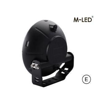 Driving light - M-Led - Classic 220 - 9.5" - 24.2cm - Smoke - Position light White/Amber - Spot