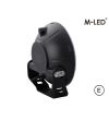 Driving light - M-Led - Classic 220 - 9.5" - 24.2cm - Smoke - Position light White/Amber - Spot