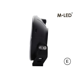 Extraljus - M-Led - Classic 220 - 9.5" - 24.2cm - Smoke - Positionsljus Vit/Bärnsten - Spot 