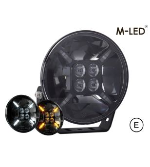 Verstraler - M-Led - Classic 220 - 9.5" - 24.2cm - Smoke - Positielicht Wit/Amber - Spot