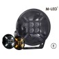 Fernscheinwerfer - M-Led - Cruiser - Dual Color - 9" - 22.9cm - Positionslicht Weiß/Amber - Spot Fernscheinwerfer - M-Led - Cruiser - Dual Color - 9" - 22.9cm - Positionslicht Weiß/Amber - Spot