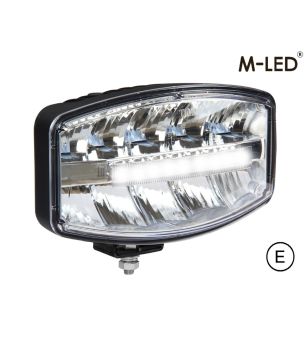 Fernscheinwerfer - M-Led - Klassisch 220 - 9.5" - 24.2cm - Smoke - Positionslicht Weiß/Amber - Spot 