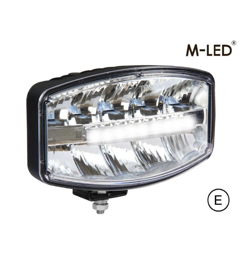 Fernscheinwerfer - M-Led - Saturn - 9.6" - 24.4cm - Oval - Positionslicht Weiß/Amber - Spot Fernscheinwerfer - M-Led - Saturn - 9.6" - 24.4cm - Oval - Positionslicht Weiß/Amber - Spot